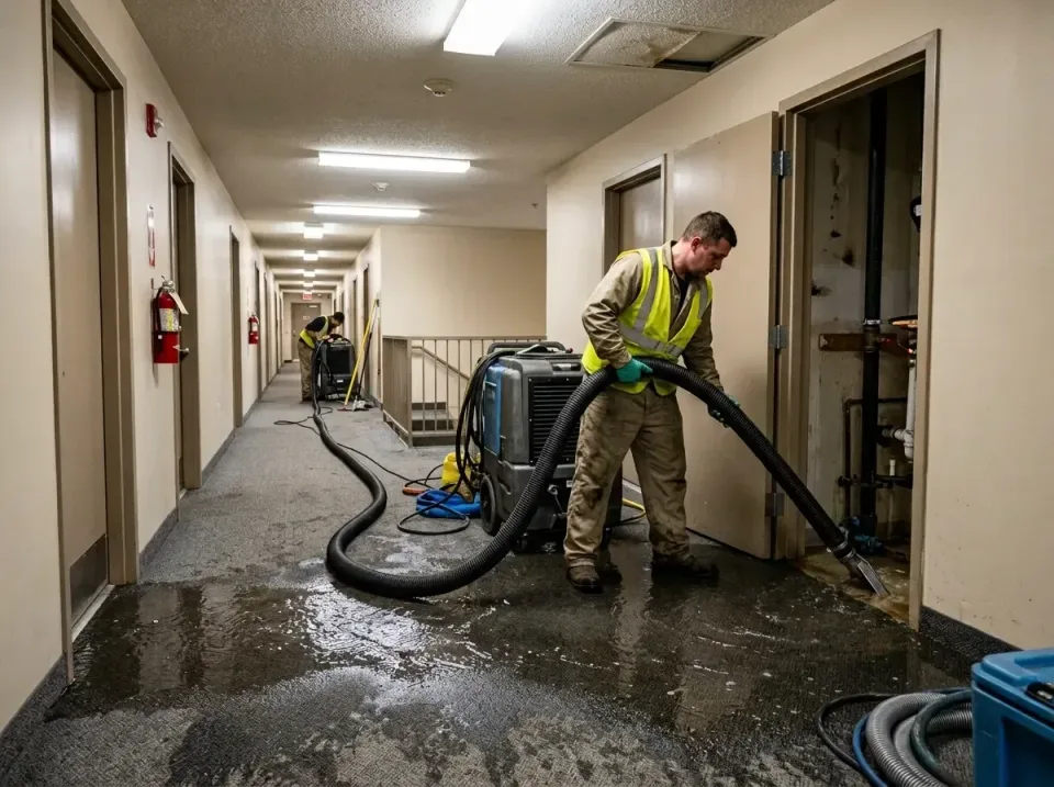 multi-unit-apartment-hallway-f-005 — frequently asked questions, Emergency Burst Pipe Water Extraction & Removal in Peoria,…